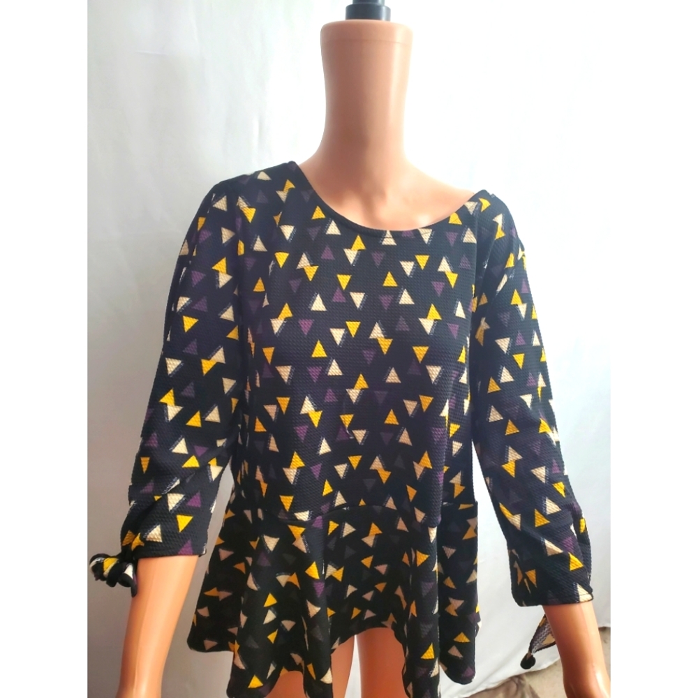 Ashley Stewart Printties Top